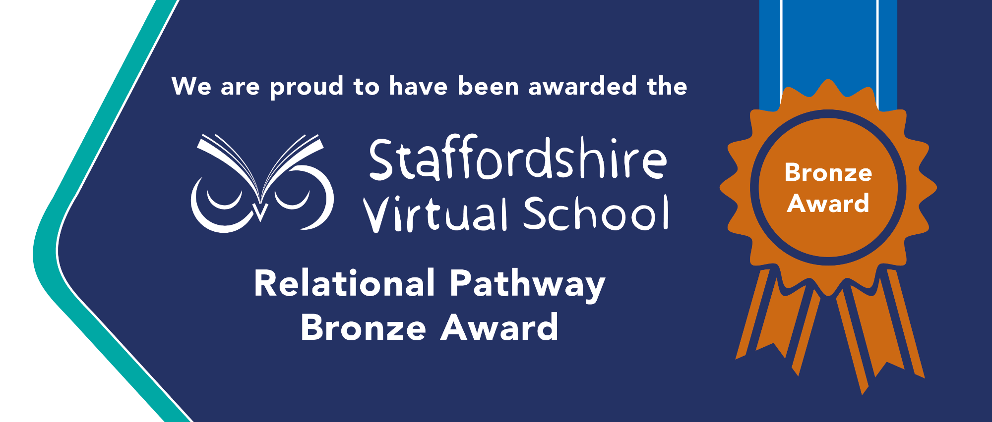 Staffordshire Virtual School - Bronze Aware logo